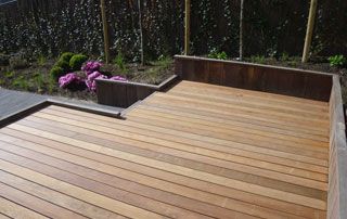 aménagement jardin terrasse en bois