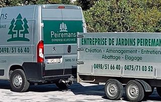 camionnette Peiremans élagueur à Bruxelles