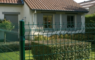 clôture devant maison