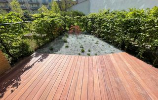 espace terrasse en bois